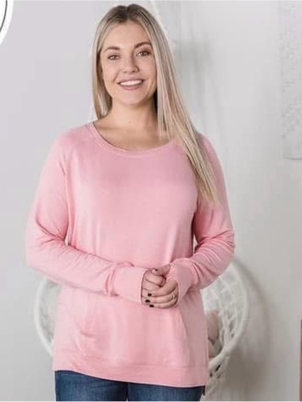 Brand New Day Top (NWOT) Pink, Size XS *fits very oversized